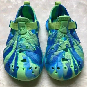 Skechers Water Shoes  Green & Blue Size 10